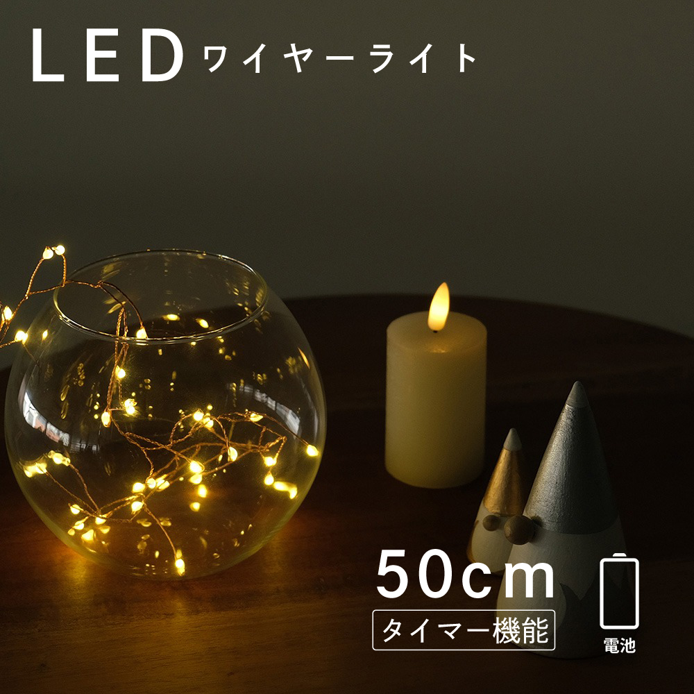 【先行予約】部屋を彩る 枝のLEDデコレーションライト グロート 50cm（2色）