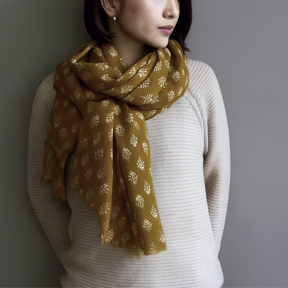 ＷＯＯＬ ストール プレイス フラワー