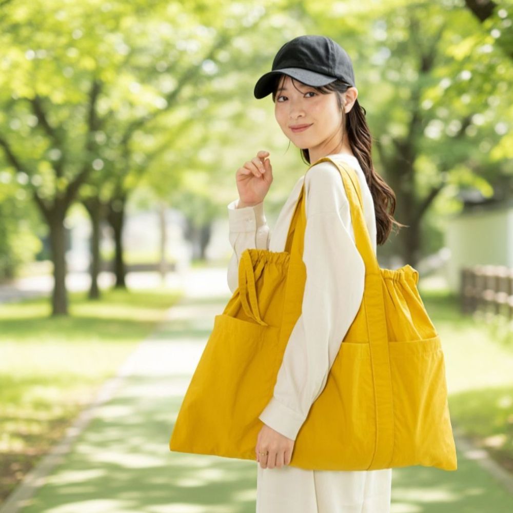 8 YARDS イエロー トートバッグ 値下げしました オックス 刺繍トートバッグ