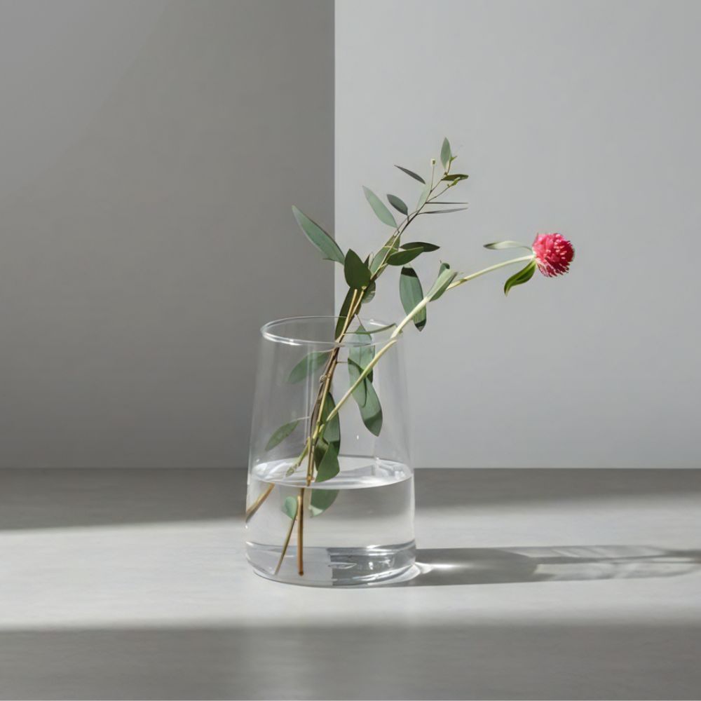 リューズガラスブロードラインフラワーベース　セキュア（2サイズ）　※定番⇒廃盤予定