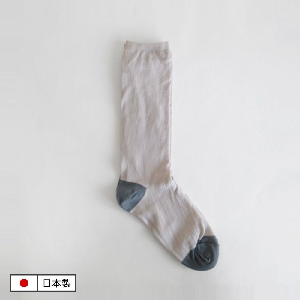 ダブル　ＳＩＬＫ　ソックス　ポイントヒール（5色）