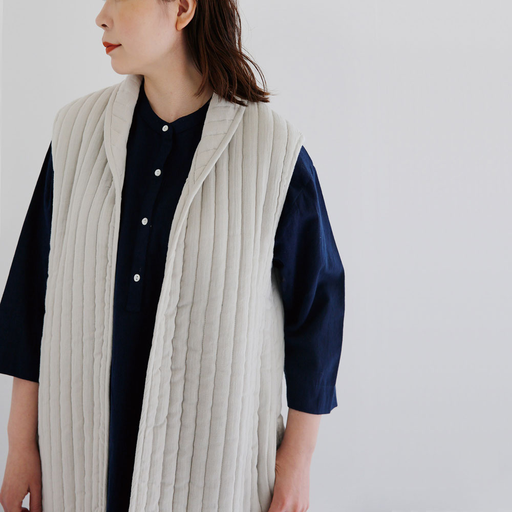 organic cotton ダブルガーゼ ルームウェア キルティングベスト Shisei 公式 インテリア雑貨とファッションの卸 仕入れサイト organic cotton ダブルガーゼ ルームウェア キルティングベスト Shisei 公式 インテリア雑貨とファッションの卸 仕入れサイト