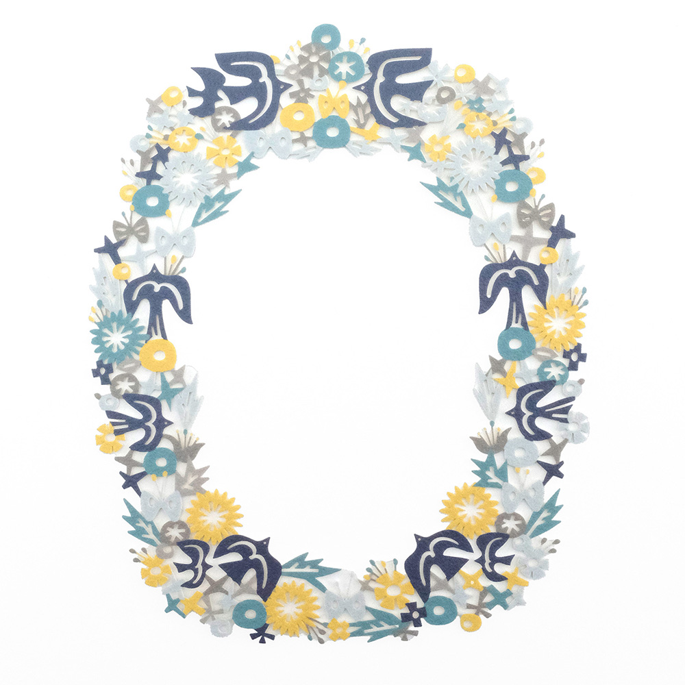 【先行予約】Re:co Picture Frame BIRD_Blue