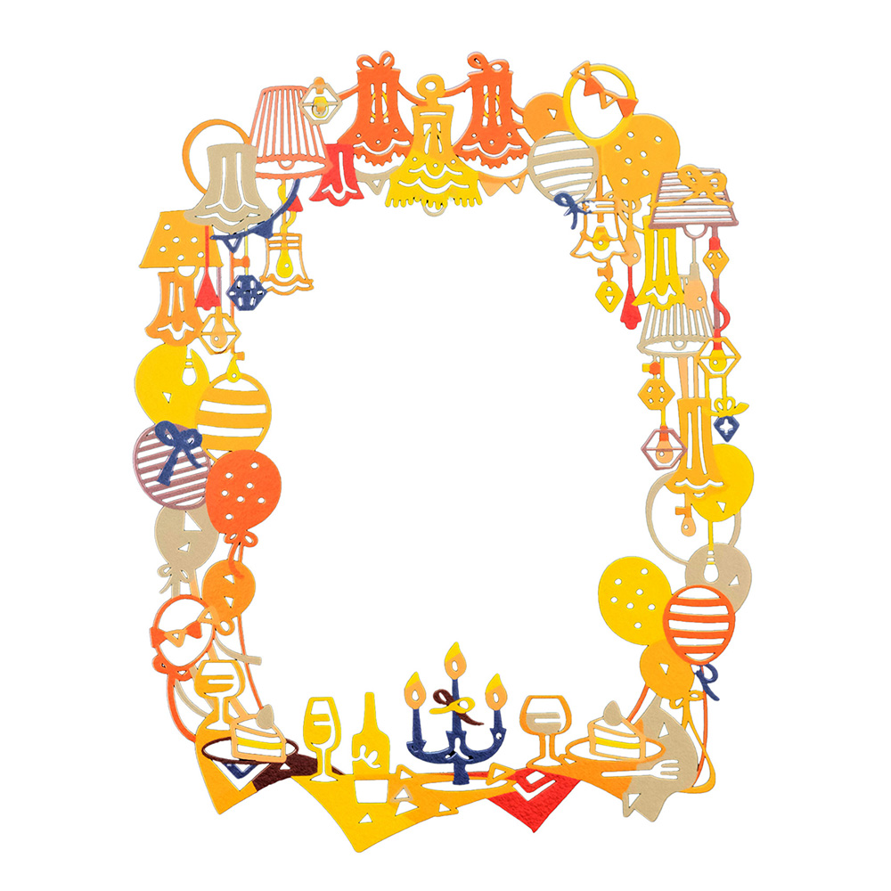 【先行予約】Re:co Picture Frame PARTY_Orange