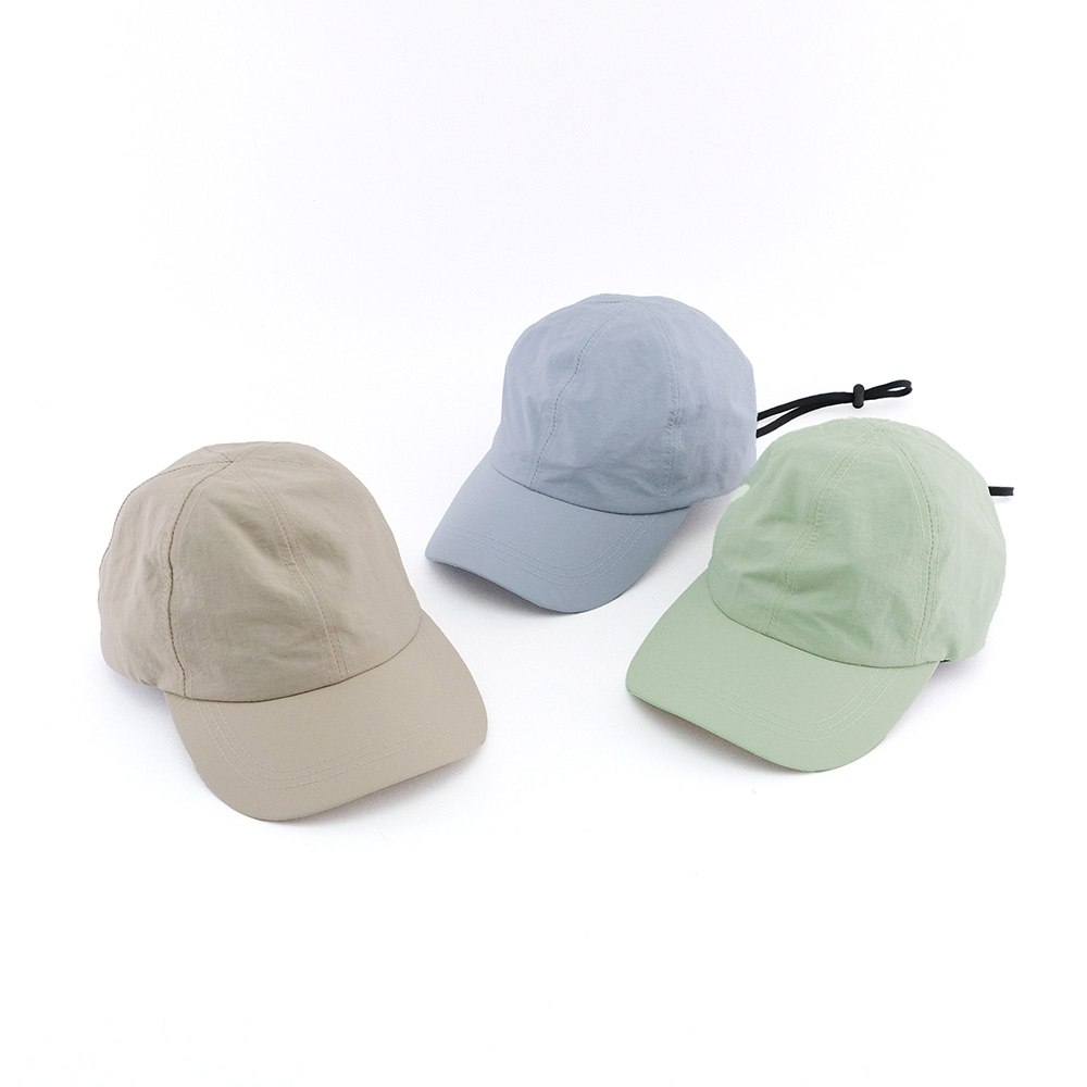 【先行予約】リフレッシュカラーの軽やかナイロンキャップ（3色）