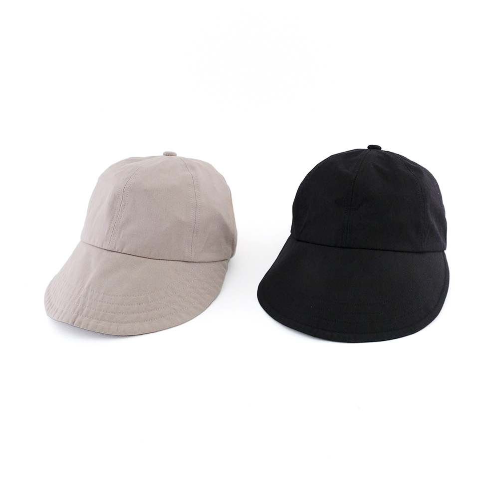 【先行予約】コンパクトにできる ワイドなブリムキャップ（2色）