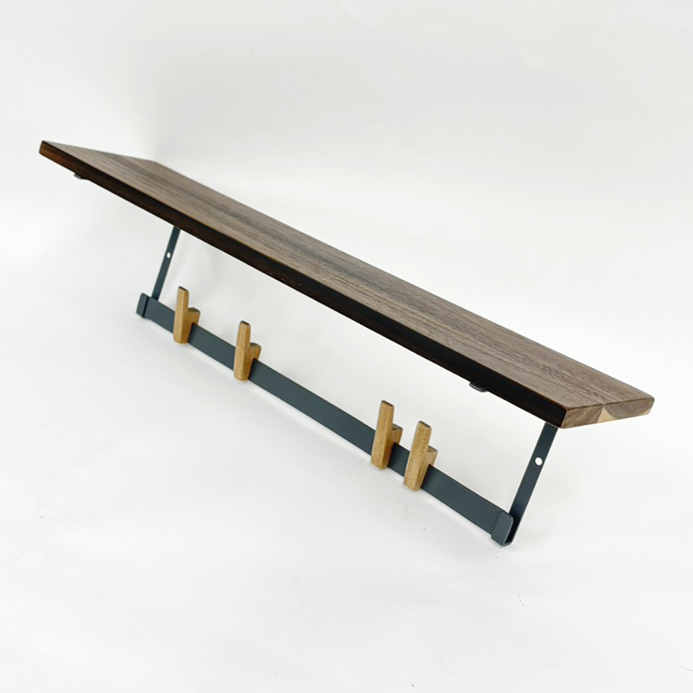 【先行予約】木のフックが優しく調和する ベントバーシェルフ