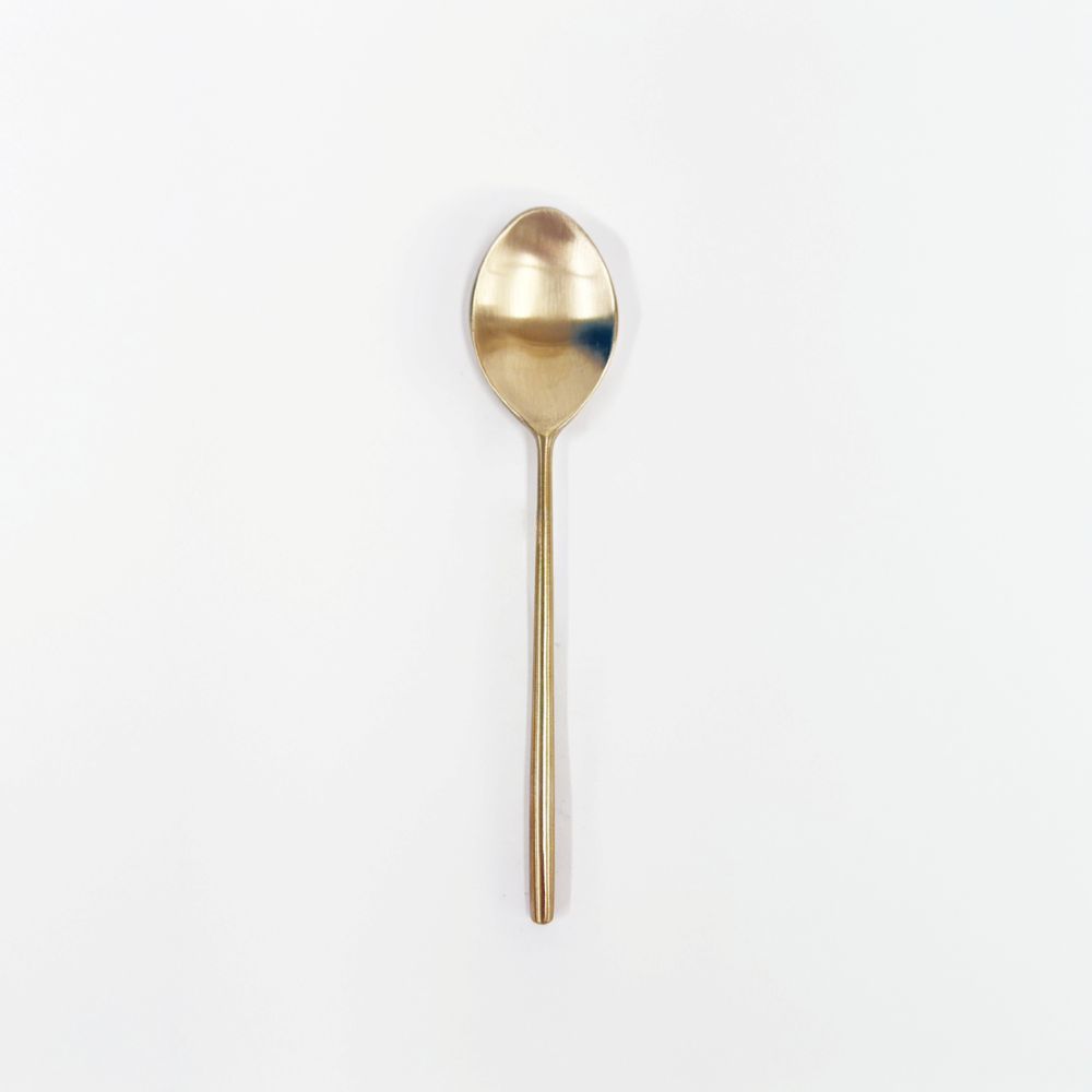 【先行予約】毎日を特別にする ブラスのデザートスプーン