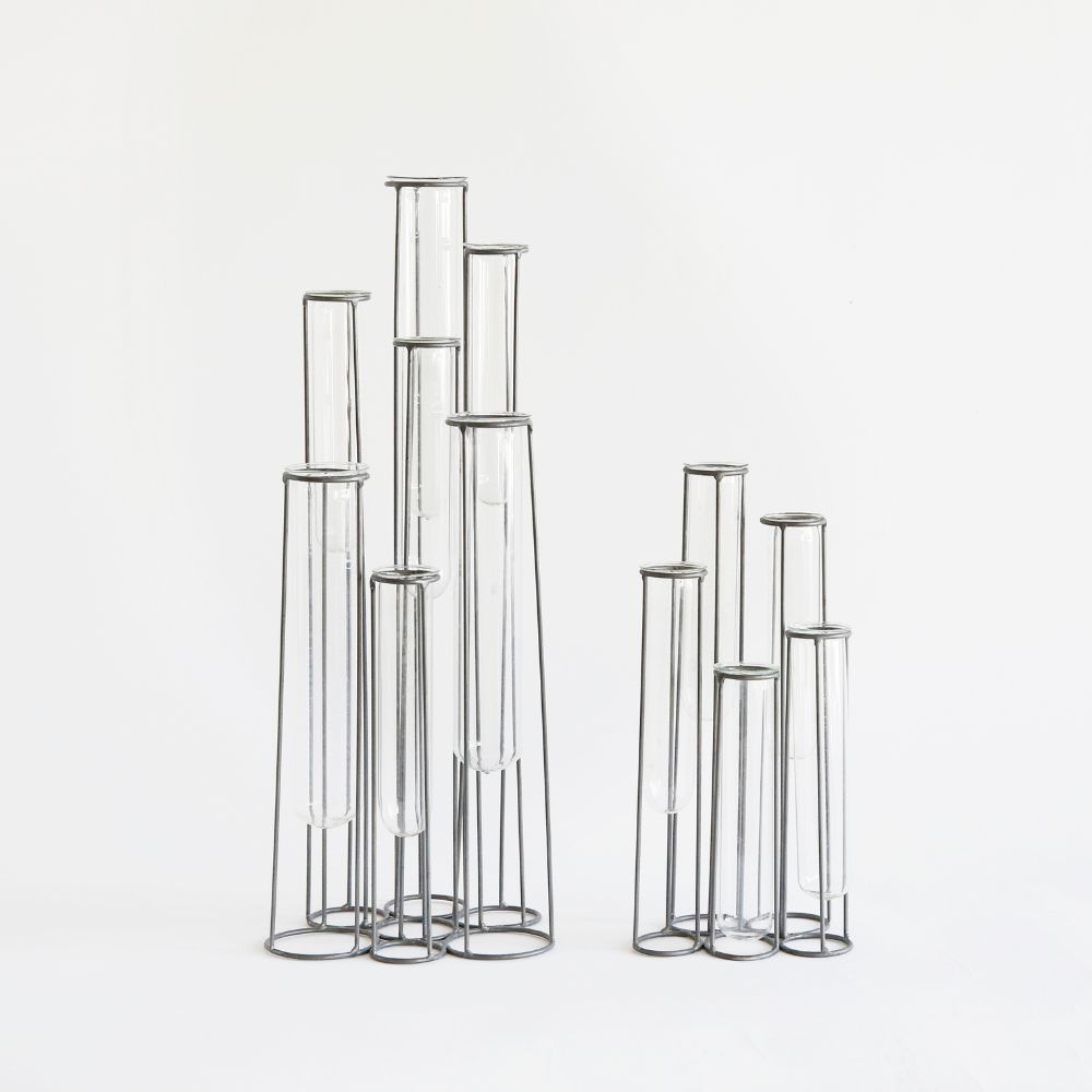 【先行予約】花を引き立てる アイアンのフラワーベース