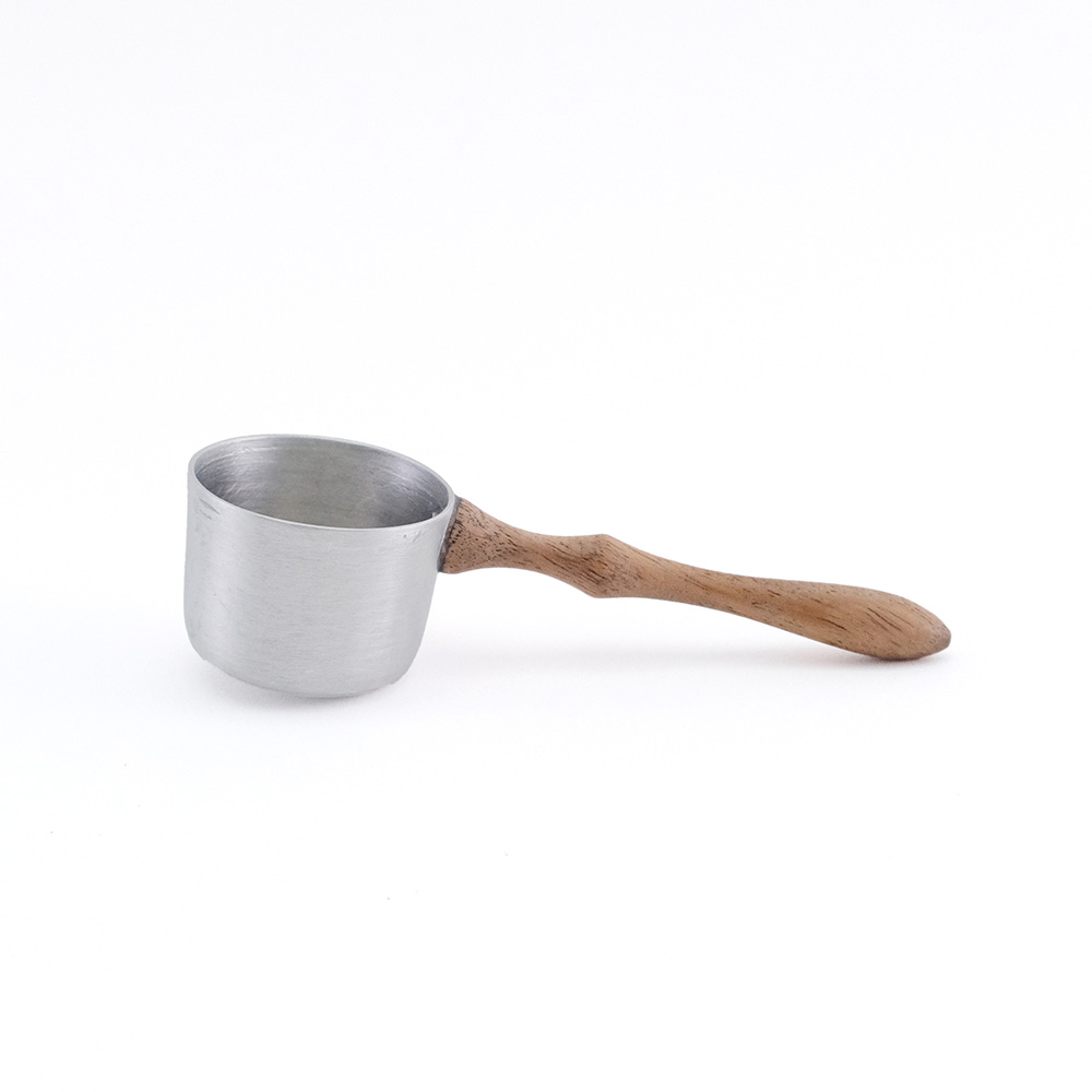 【先行予約】ノスタルジックな木の持ち手のアルミ コーヒーメジャースプーン